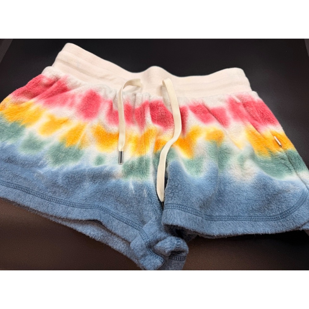 #B1 Feat Blanket Blend Shorts Sz. S Multi Tie Dye NWT Rainbow Lounge Soft - Picture 4 of 9